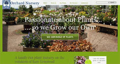 Desktop Screenshot of orchardnursery.co.uk