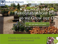 Tablet Screenshot of orchardnursery.co.uk