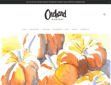 Tablet Screenshot of orchardnursery.com